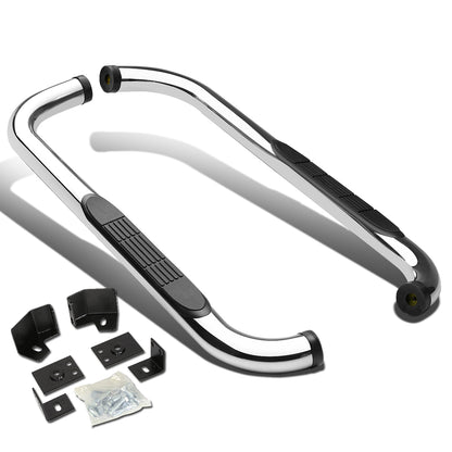 ESTRIBOS 3" - ROUND - 90 DEG - 87-06 JEEP WRANGLER - CHROME