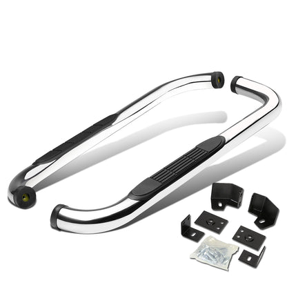 ESTRIBOS 3" - ROUND - 90 DEG - 87-06 JEEP WRANGLER - CHROME
