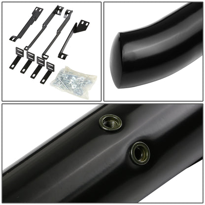 ESTRIBOS 3" - ROUND - 45 DEG - 07-13 ACURA MDX - BLACK