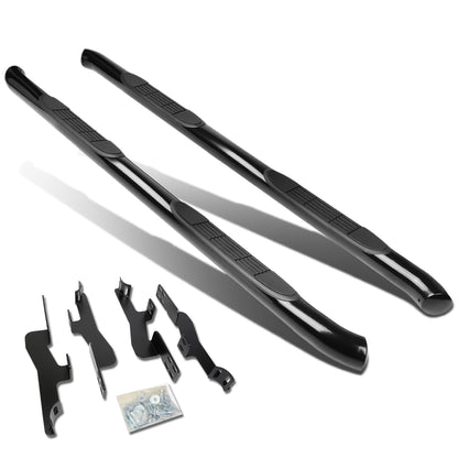 ESTRIBOS 3" - ROUND - 45 DEG - 01-06 ACURA MDX / 03-08 HONDA PILOT - BLACK