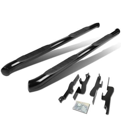 ESTRIBOS 3" - ROUND - 45 DEG - 01-06 ACURA MDX / 03-08 HONDA PILOT - BLACK