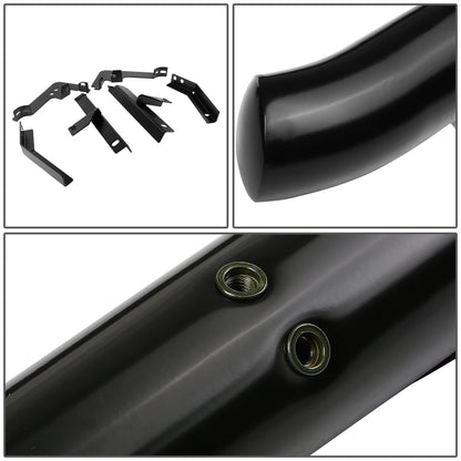 ESTRIBOS 3" - ROUND - 45 DEG - 09-15 HONDA PILOT - BLACK