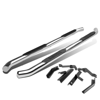 ESTRIBOS 3" - ROUND - 45 DEG - 09-15 HONDA PILOT - SILVER