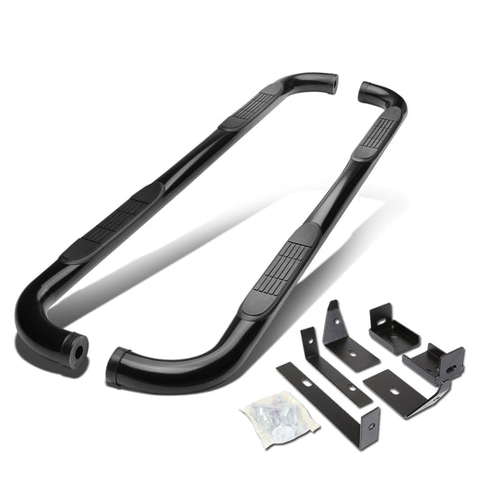 ESTRIBOS 3" - ROUND - 90 DEG - 03-08 NISSAN MURANO - BLACK