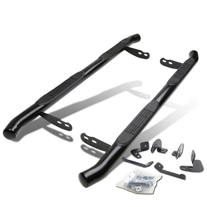 ESTRIBOS 3" - ROUND - 45 DEG - 01-07 TOYOTA HIGHLANDER / 04-06 LEXUS RX330 - BLACK