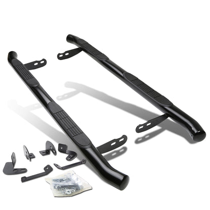 ESTRIBOS 3" - ROUND - 45 DEG - 01-07 TOYOTA HIGHLANDER / 04-06 LEXUS RX330 - BLACK