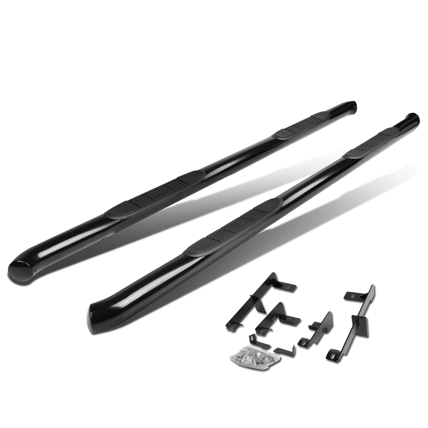 ESTRIBOS 3" - ROUND - 45 DEG - 06-12 TOYOTA RAV4 - BLACK