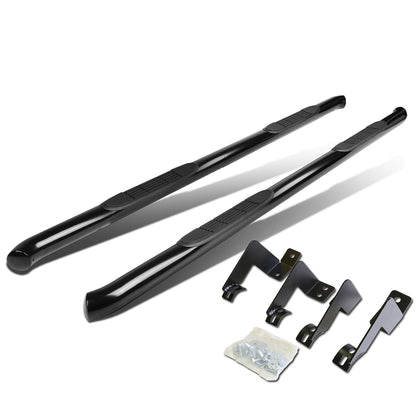 ESTRIBOS 3" - ROUND - 45 DEG - 05-16 TOYOTA TACOMA - EXTENDED CAB - BLACK