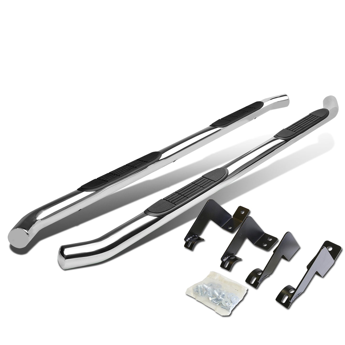 ESTRIBOS 3" - ROUND - 45 DEG - 05-20 TOYOTA TACOMA ACCESS - EXTENDED CAB - CHROME