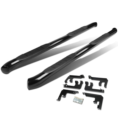 ESTRIBOS 3" - ROUND - STRAIGHT - 16-18 HONDA PILOT - BLACK