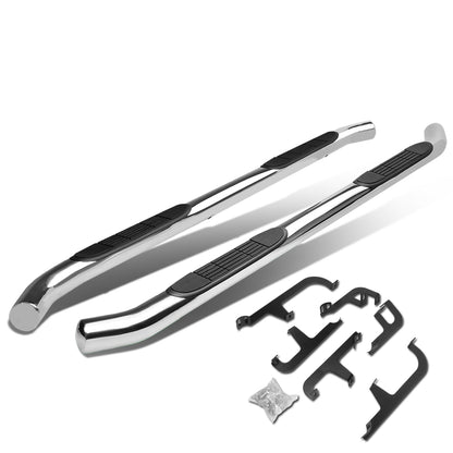 ESTRIBOS 3" - ROUND - STRAIGHT - 18-20 VOLKSWAGEN ATLAS - SILVER