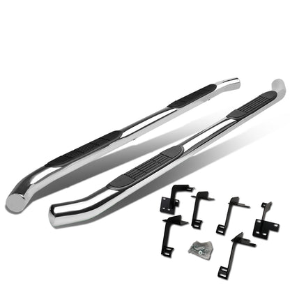 ESTRIBOS 3" - ROUND - STRAIGHT - 19-20 RAM 1500 CREW CAB - SILVER
