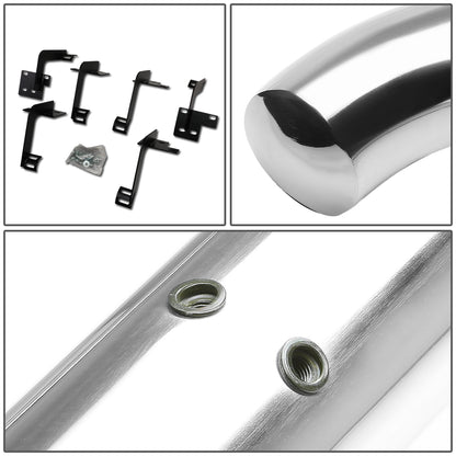 ESTRIBOS 3" - ROUND - STRAIGHT - 19-20 RAM 1500 CREW CAB - SILVER