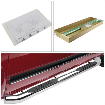 ESTRIBOS 3" - ROUND - STRAIGHT - 19-20 RAM 1500 CREW CAB - SILVER