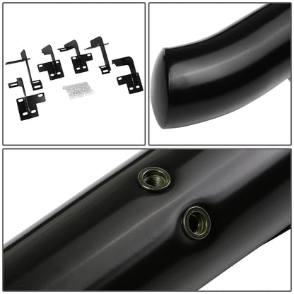 ESTRIBOS 3" - ROUND - STRAIGHT - 19-20 DODGE RAM 1500 - EXTENDED CAB - BLACK