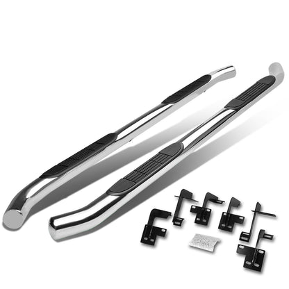 ESTRIBOS 3" - ROUND - STRAIGHT - 19-20 DODGE RAM 1500 - EXTENDED CAB - SILVER