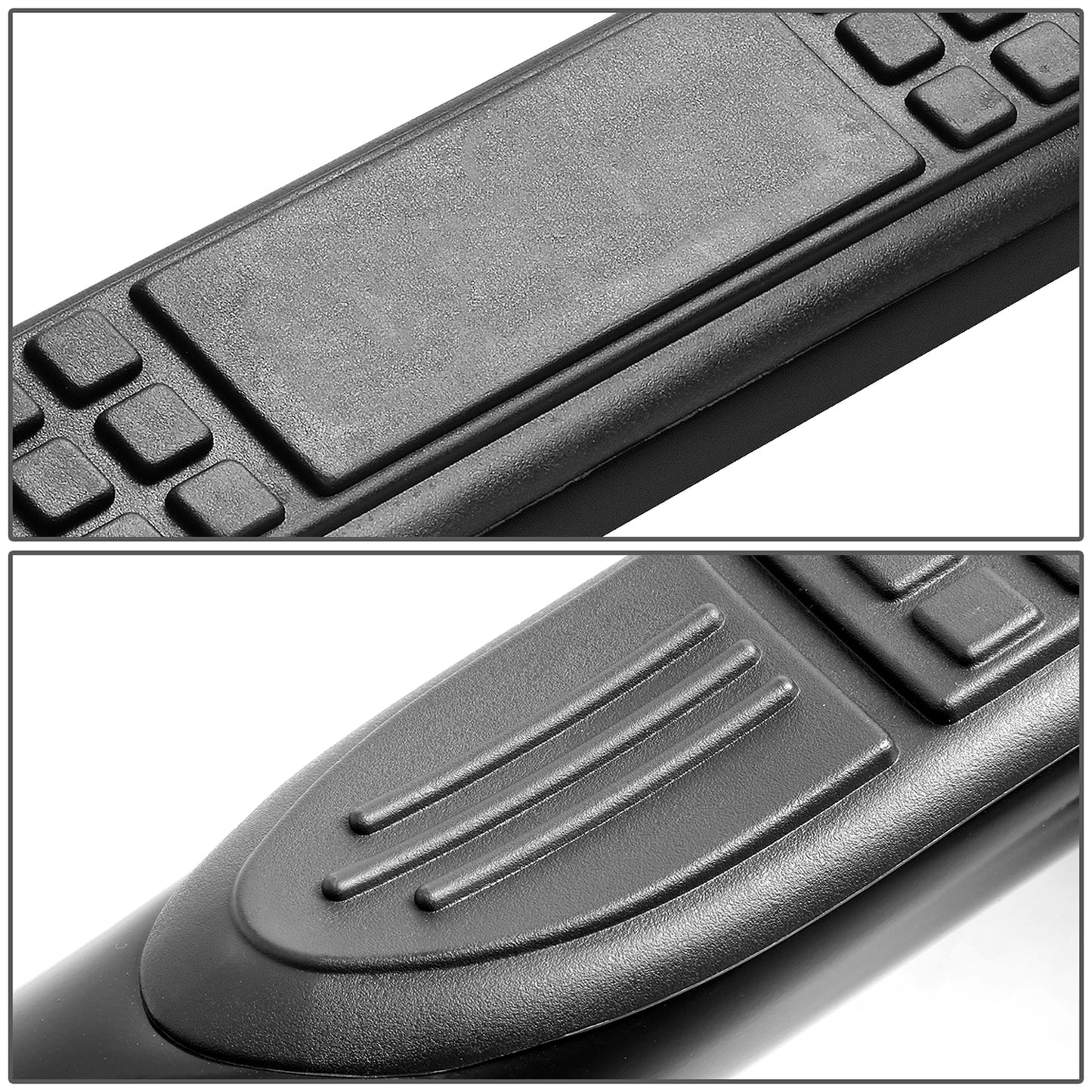 ESTRIBOS 3" - ROUND - 90 DEG - UNIVERSAL - BLACK