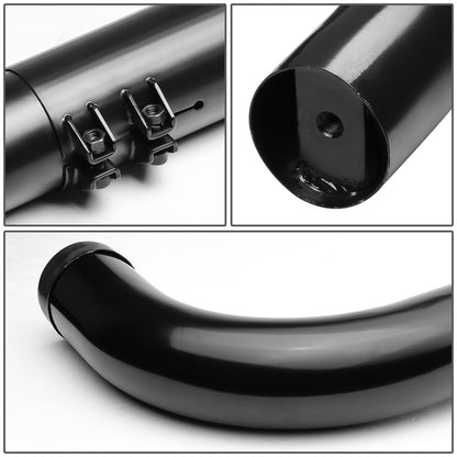 ESTRIBOS 3" - ROUND - 90 DEG - UNIVERSAL - BLACK