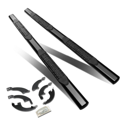 ESTRIBOS 4" - OVAL - STRAIGHT - 17-18 HONDA RIDGELINE / 16-18 HONDA PILOT - BLACK