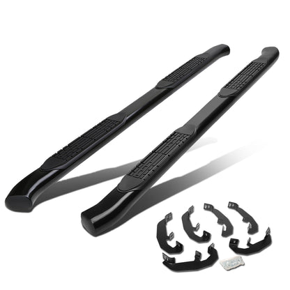 ESTRIBOS 4" - OVAL - 19-20 CHEVY SILVERADO - EXTENDED CAB - BLACK