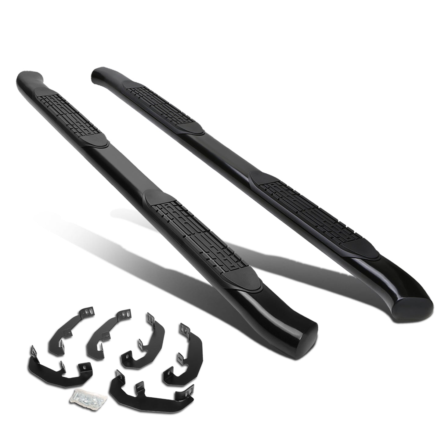 ESTRIBOS 4" - OVAL - 19-20 CHEVY SILVERADO - EXTENDED CAB - BLACK