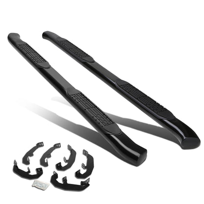 ESTRIBOS 4" - OVAL - 19-20 CHEVY SILVERADO - EXTENDED CAB - BLACK