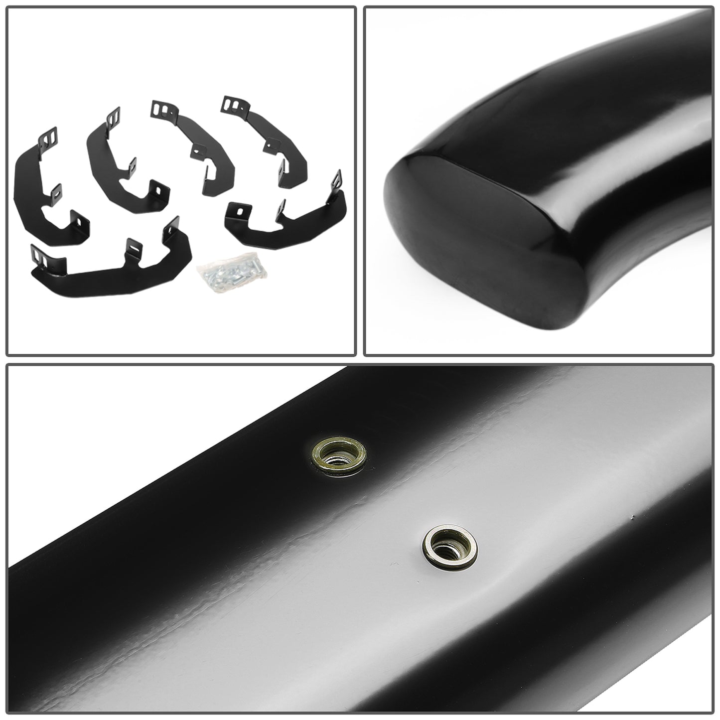 ESTRIBOS 4" - OVAL - 19-20 CHEVY SILVERADO - EXTENDED CAB - BLACK