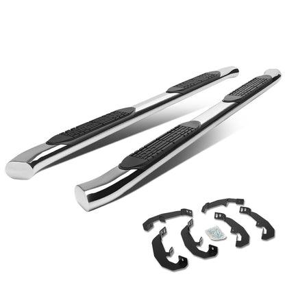 ESTRIBOS 4" - OVAL - 19-20 CHEVY SILVERADO - EXTENDED CAB - SILVER