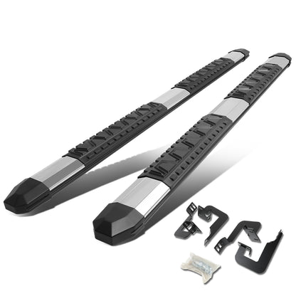 ESTRIBOS 5" - EXTRUDED STEP BOARD - STRAIGHT - 04-14 FORD F-150 - EXTENDED CAB - METALLIC / BLACK