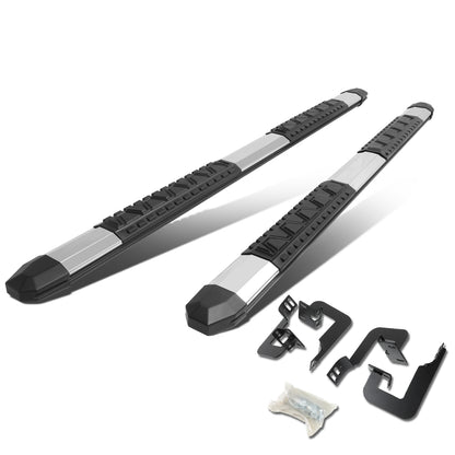 ESTRIBOS 5" - EXTRUDED STEP BOARD - STRAIGHT - 04-14 FORD F-150 - CREW CAB - METALLIC / BLACK