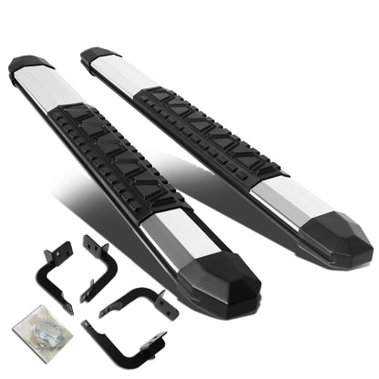 ESTRIBOS 5" - EXTRUDED STEP BOARD - STRAIGHT - 09-18 DODGE RAM 1500 / 10-18 DODGE RAM 2500, 3500 - STANDARD CAB - METALLIC / BLACK