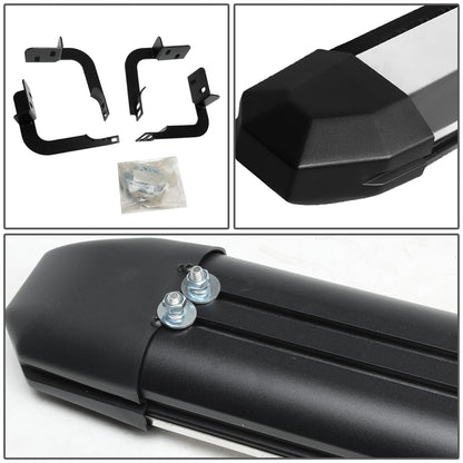 ESTRIBOS 5" - EXTRUDED STEP BOARD - STRAIGHT - 09-18 DODGE RAM 1500 / 10-18 DODGE RAM 2500, 3500 - STANDARD CAB - METALLIC / BLACK