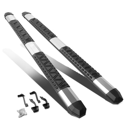 ESTRIBOS 5" - EXTRUDED STEP BOARD - STRAIGHT - 15-18 FORD F-150 - EXTENDED CAB - METALLIC / BLACK