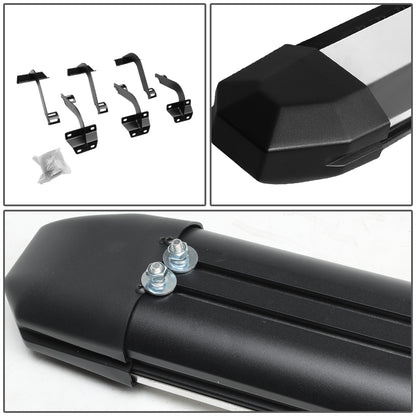 ESTRIBOS 5" - EXTRUDED STEP BOARD - STRAIGHT - 15-18 FORD F-150 - CREW CAB - METALLIC / BLACK