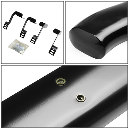 ESTRIBOS 5" - OVAL - 45 DEG - 11-16 RAM 1500, 2500, 3500 / 2010 DODGE RAM 2500, 3500 / 09-10 DODGE RAM 1500 - REGULAR CAB - BLACK