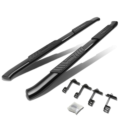 ESTRIBOS 5" - OVAL - 45 DEG - 15-16 FORD F-150 - SUPER CAB - BLACK