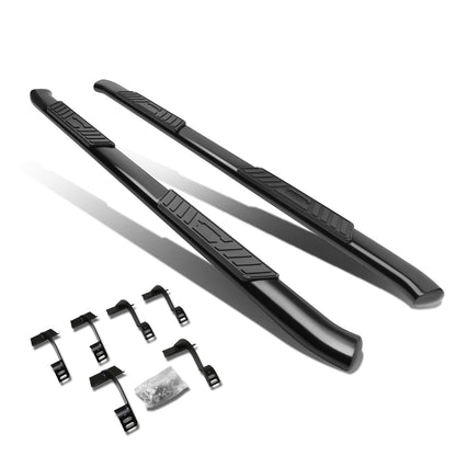 ESTRIBOS 5" - OVAL - 45 DEG - 15-16 FORD F-150 - SUPER CREW - BLACK