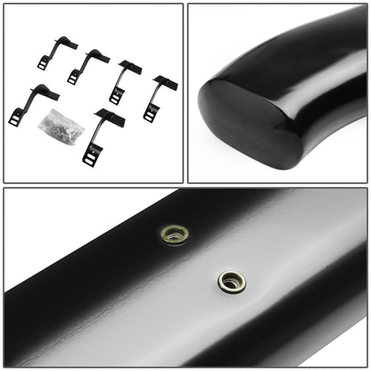 ESTRIBOS 5" - OVAL - 45 DEG - 15-16 FORD F-150 - SUPER CREW - BLACK