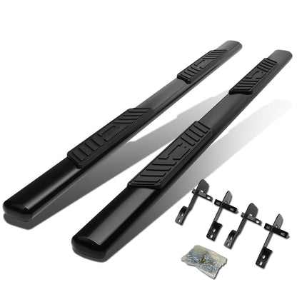 ESTRIBOS 5" - OVAL - STRAIGHT - 01-03 FORD F-150 - SUPER CREW - BLACK