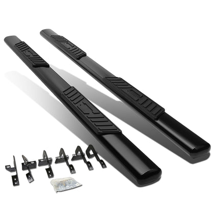 ESTRIBOS 5" - OVAL - STRAIGHT - 09-14 FORD F-150 - SUPER CAB - BLACK