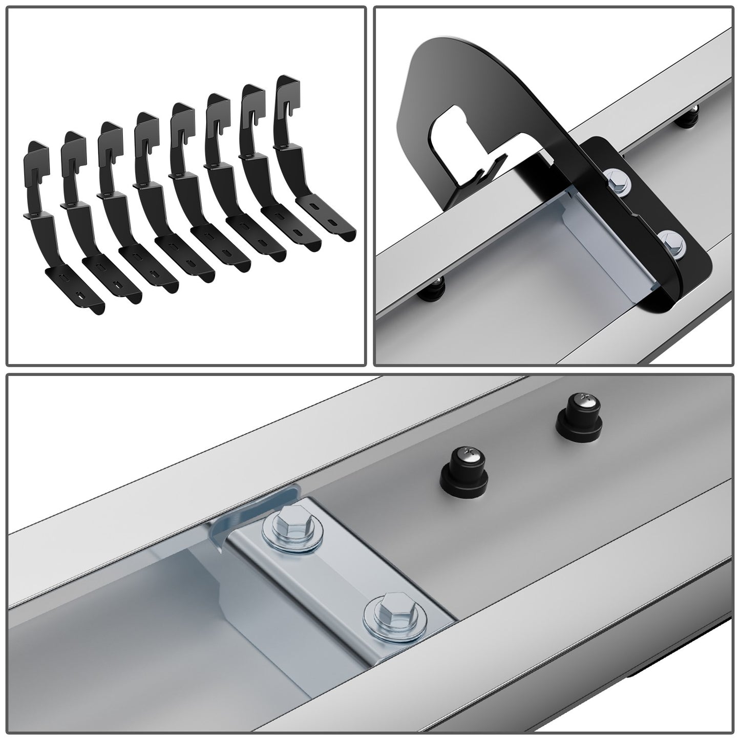 ESTRIBOS 07-18 CHEVY SILVERADO 1500 CREW CAB / 07-19 CHEVY SILVERADO 2500HD 3500HD CREW CAB / 07-18 GMC SIERRA 1500 CREW CAB / 07-19 GMC SIERRA 2500HD 3500HD CREW CAB - DOES NOT FIT DIESEL MODELS EQUIPPED WITH DEF TANK