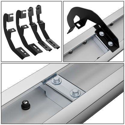 ESTRIBOS 19-23 CHEVROLET SILVERADO 1500 WT / 22 CHEVROLET SILVERADO 1500 LTD WT / 20-23 CHEVROLET SILVERADO 2500 HD (LT, WT) / 20-23 CHEVROLET SILVERADO 3500 HD (LT, WT) / 19-21 GMC SIERRA 1500 BASE / 22-23 GMC SIERRA 1500 PRO / 22-23 GMC SIERRA 1500