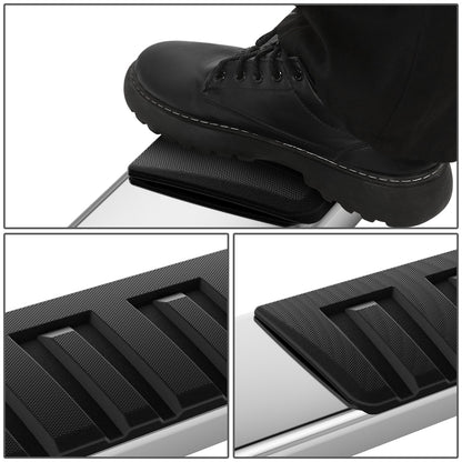 ESTRIBOS 19-23 CHEVROLET SILVERADO 1500 WT / 22 CHEVROLET SILVERADO 1500 LTD WT / 20-23 CHEVROLET SILVERADO 2500 HD (LT, WT) / 20-23 CHEVROLET SILVERADO 3500 HD (LT, WT) / 19-21 GMC SIERRA 1500 BASE / 22-23 GMC SIERRA 1500 PRO / 22-23 GMC SIERRA 1500