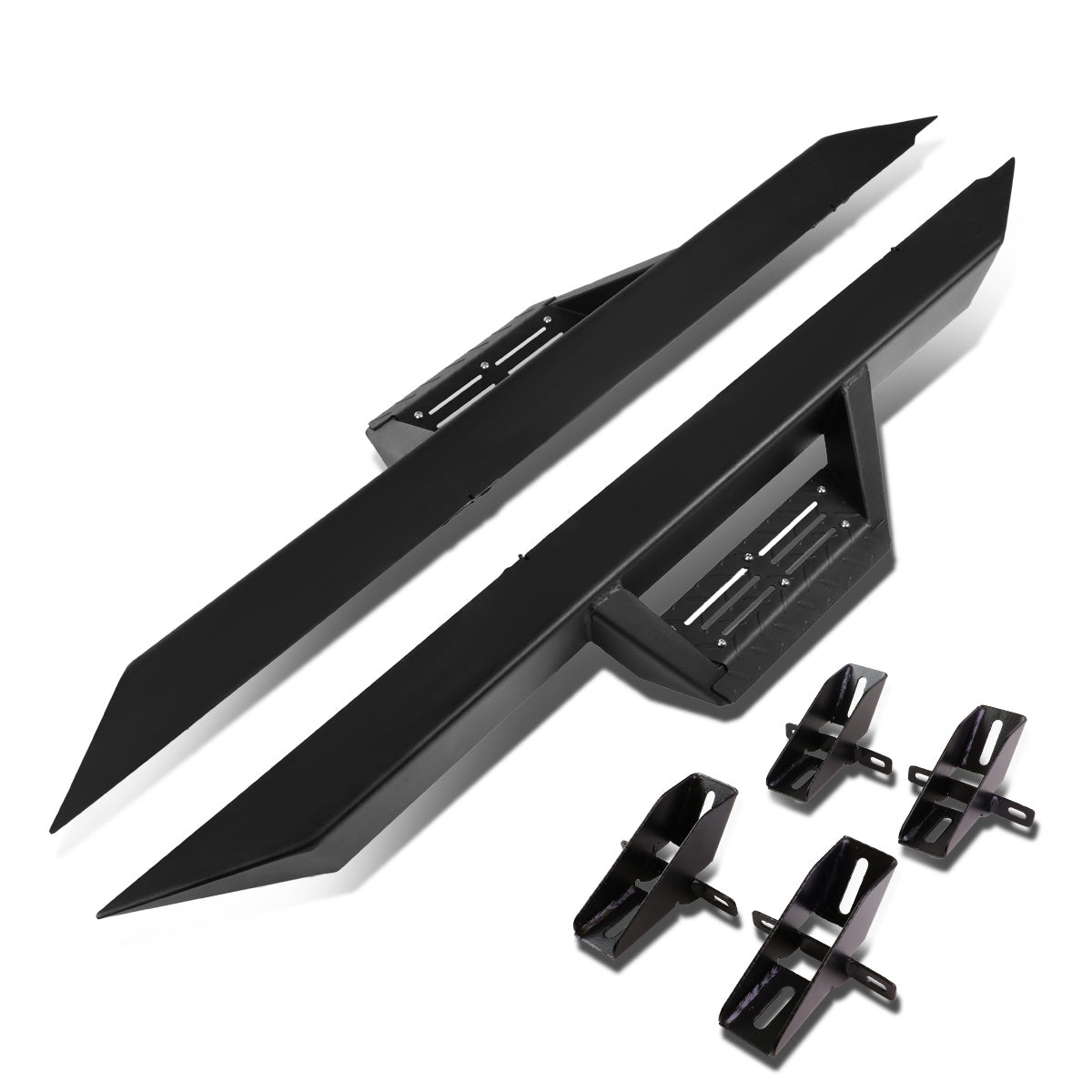 ESTRIBOS STEP DOWN - 07-16 JEEP WRANGLER 2-DR - BLACK