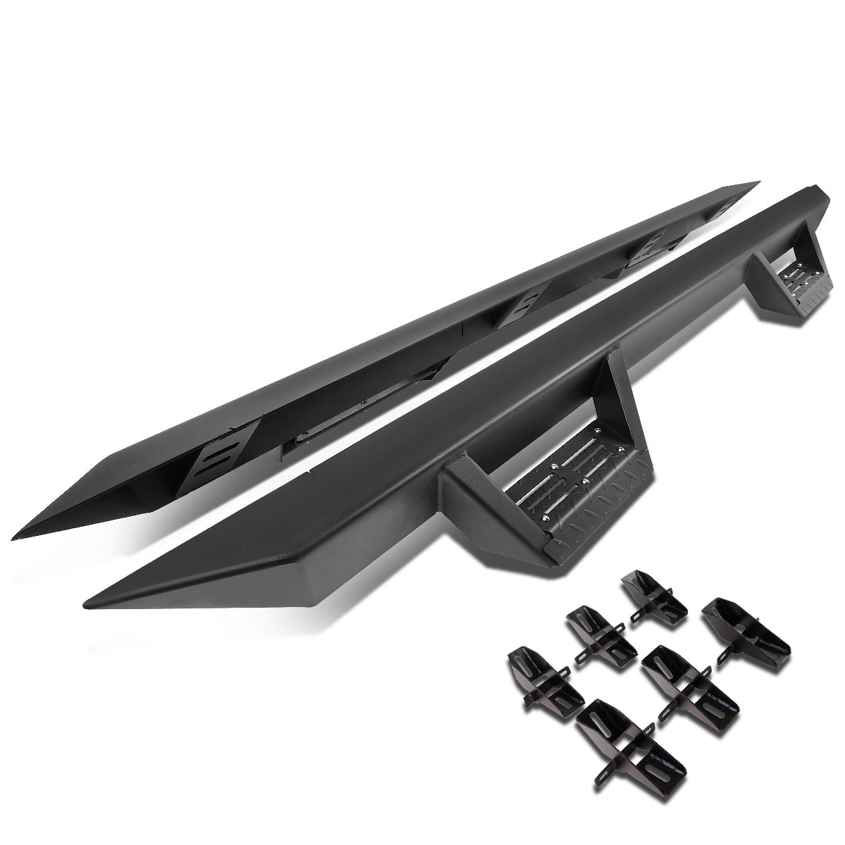 ESTRIBOS STEP DOWN - 07-16 JEEP WRANGLER 4-DR - BLACK