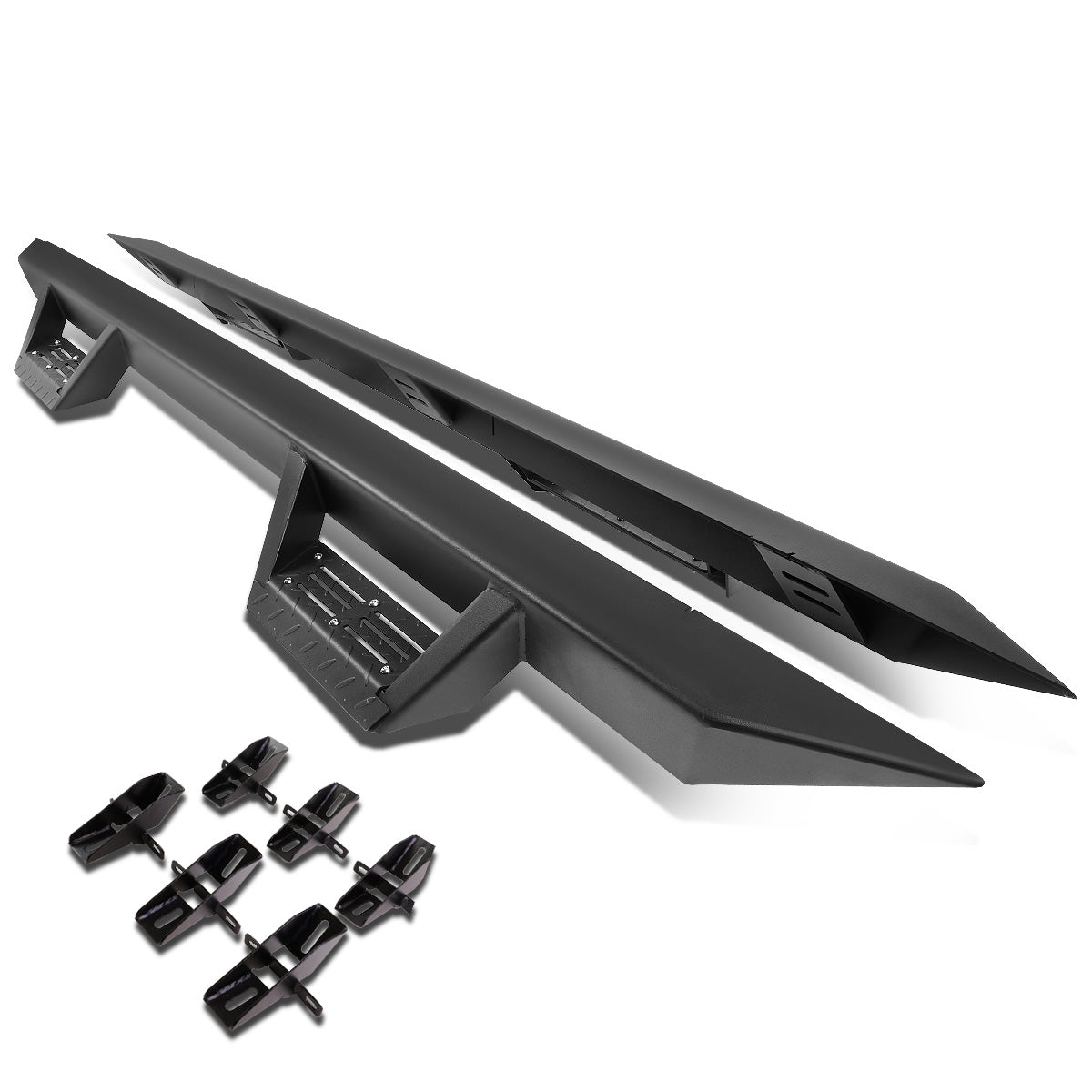 ESTRIBOS STEP DOWN - 07-16 JEEP WRANGLER 4-DR - BLACK