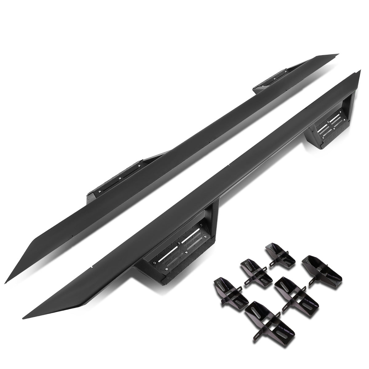 ESTRIBOS STEP DOWN - 07-16 JEEP WRANGLER 4-DR - BLACK