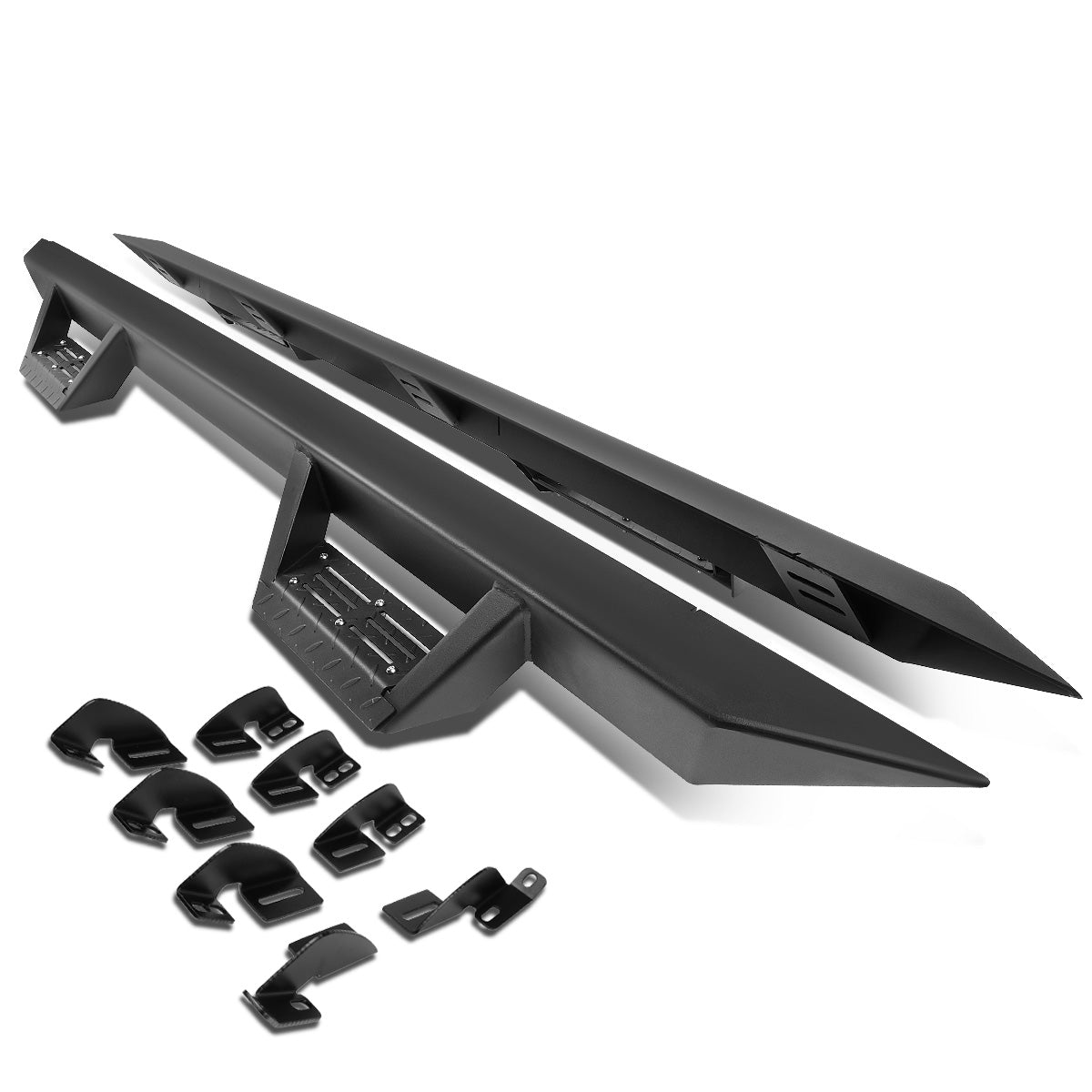 ESTRIBOS STEP DOWN - 07-16 TOYOTA TUNDRA - EXTENDED CAB - BLACK