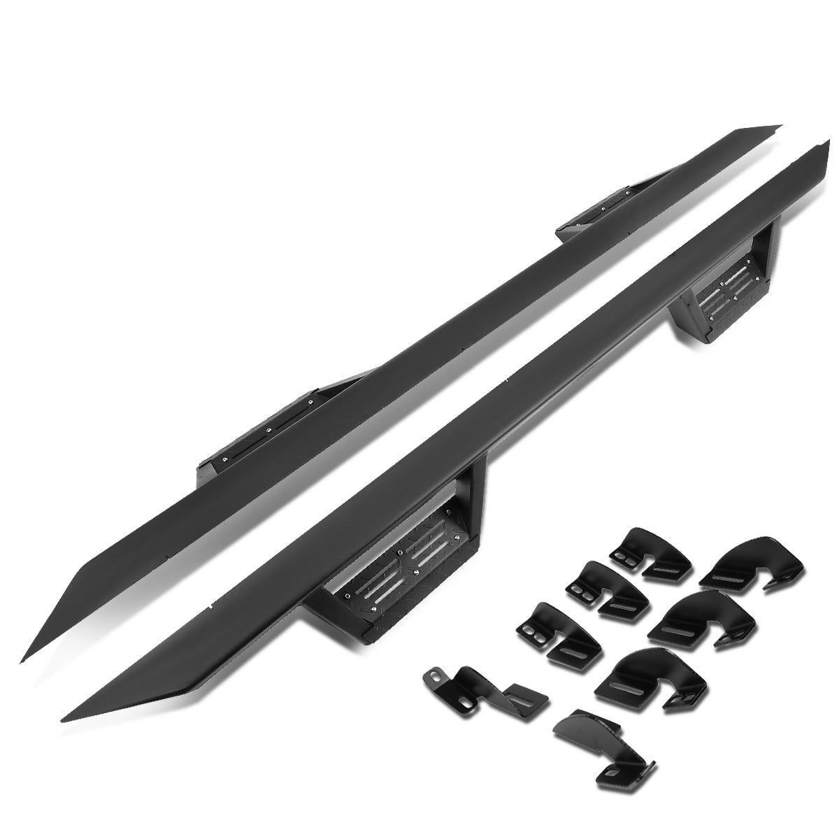 ESTRIBOS STEP DOWN - 07-16 TOYOTA TUNDRA - EXTENDED CAB - BLACK