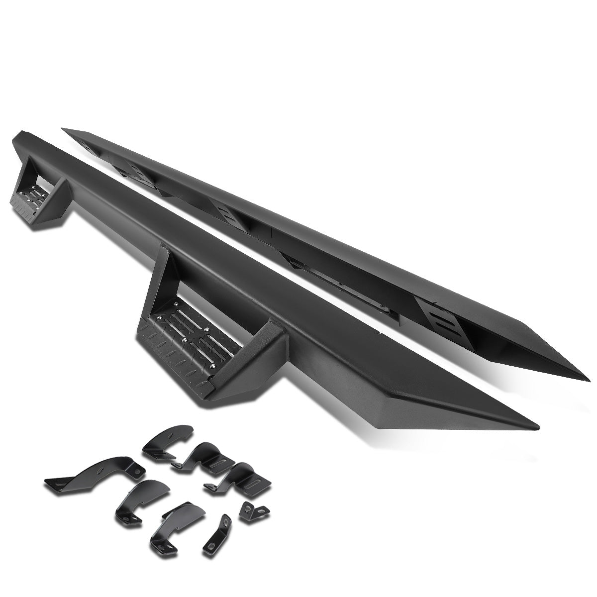 ESTRIBOS STEP DOWN - 05-16 TOYOTA TACOMA - EXTENDED CAB - BLACK